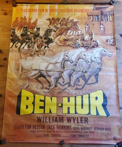 Affiche originale BEN HUR 120X160