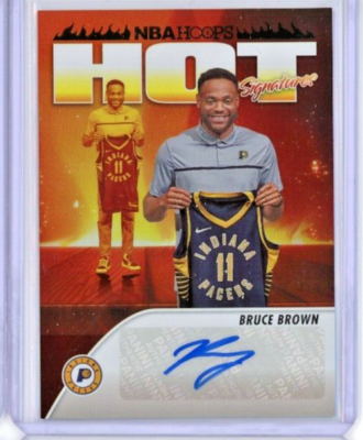 2023-24 Hoops Hot Signatures AUTO #HS-BBW Bruce Brown - Indiana