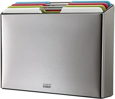 Joseph Joseph Folio Steel 4-Piece Chopping Board Set   Multicolour