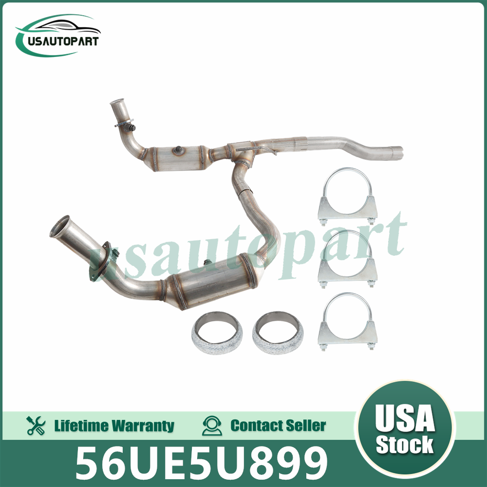 Fits 20082013 Jeep Liberty 3.7L Y pipe with Catalytic Converters