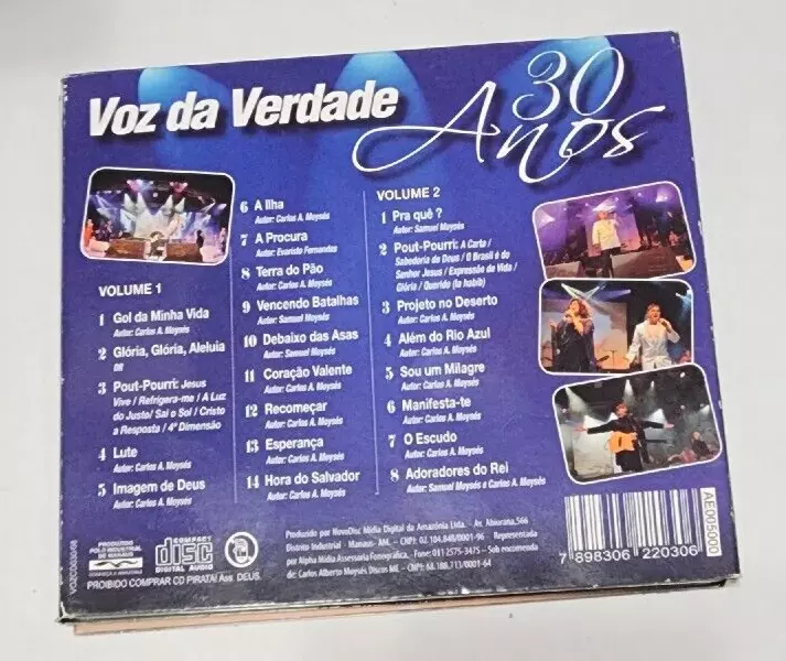 30 Anos (Ao Vivo)  Álbum de Voz da Verdade 