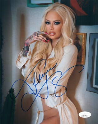 Jenna Jameson Signed 8x10 Photo #84 International Model Actress Comes with JSA