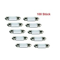 100X 36Mm Kennzeichenleuchte C5W 5W 12V 36Mm Soffitte Lampe Kennzeichen Birne