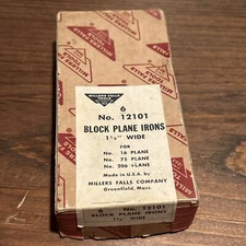 Five available New Millers Falls block plane Blade 1-5/8wide