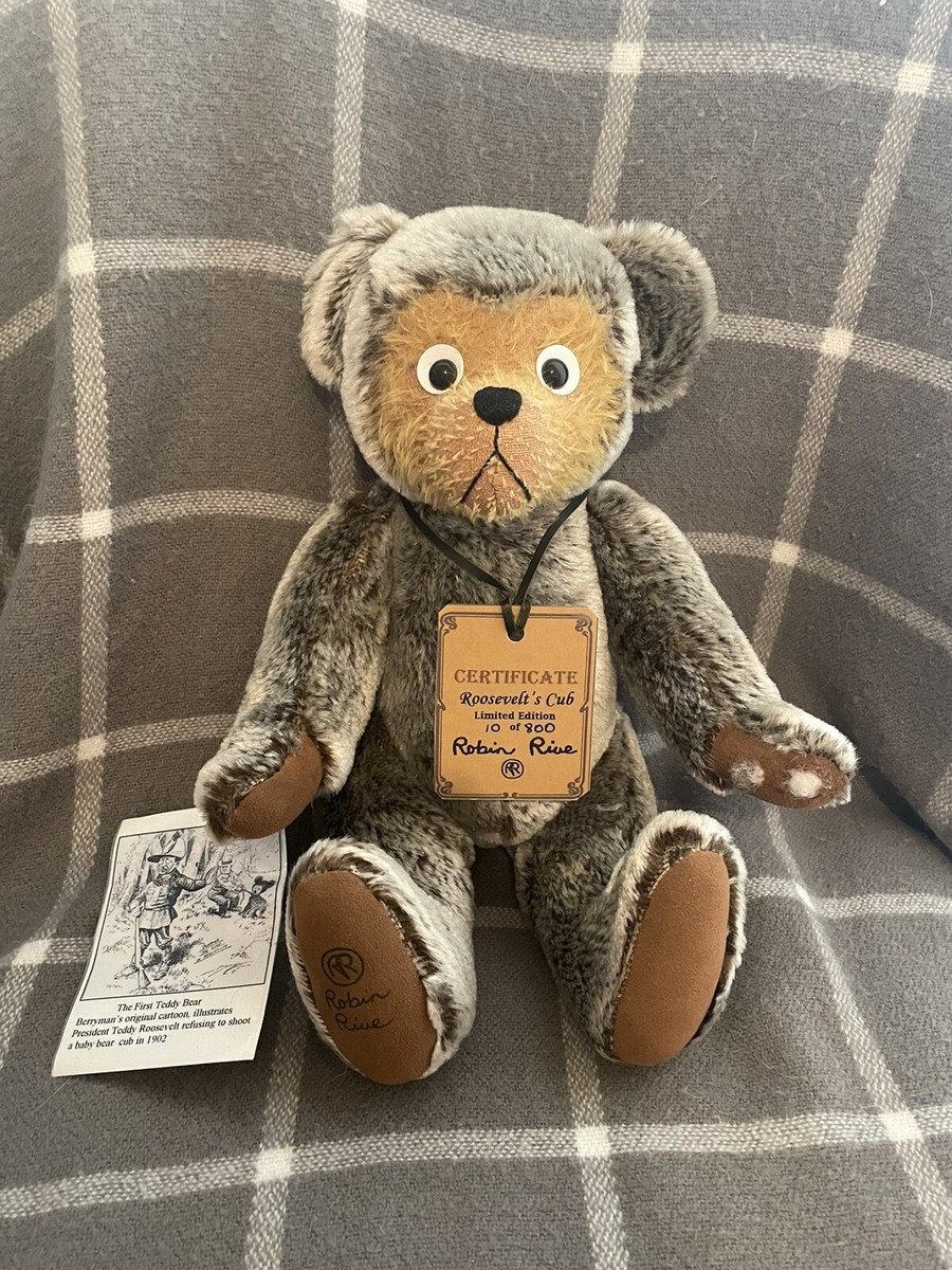 【アンティーク】NEWS bear Robin rive（ロビン　リブ）限定 アンティーク】NEWS bear Robin rive（ロビン リブ）限定