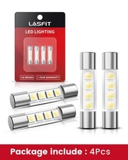 4x 29mm LED Vanity Mirror Light Sun Visor Bulb 6612F 6615 for Toyota 6000K White