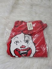 Vintage Kids 14/16 Large 90s McDonald's Ronald McDonald Big Face Logo TShirt