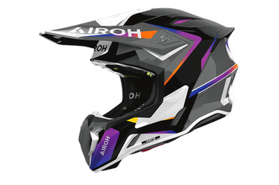 Integral Helm Airoh TWIST 3 Hustle Gloss Enduro Off Road Motard Moto-Cross