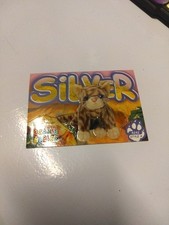 TY Beanie Babies BBOC Card Series 3 Common Silver the cat #4242