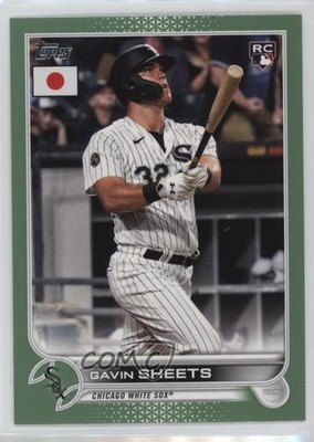 2022 Topps Japan Edition Jade Green 34/75 Gavin Sheets #156 Rookie RC 10pz