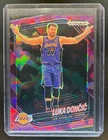 2024-25 Prizm Black Luka Doncic Purple Ice Prizm #77/149 Lakers