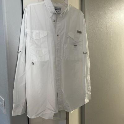 Columbia Performance Fishing Gear shirt Size XL Long Sleeve. Multiple Pockets. 