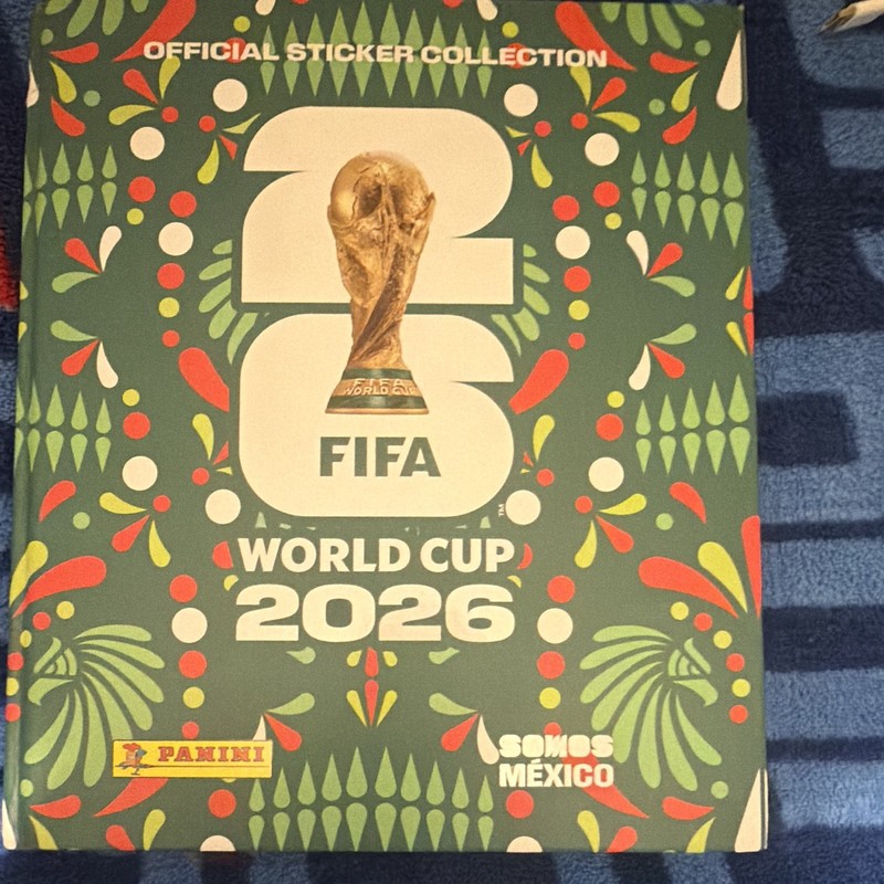Panini FIFA World Cup 2026 Official Sticker Collection Album Book Incomplete