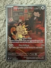 Pokemon TCG team rockets meowth #203 near mint or better Surging Sparks
