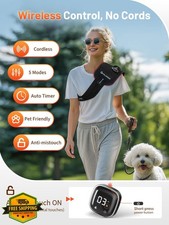 Red Light Therapy Pad Body 15"x7.1" Cordless 5 Modes Infrared LED