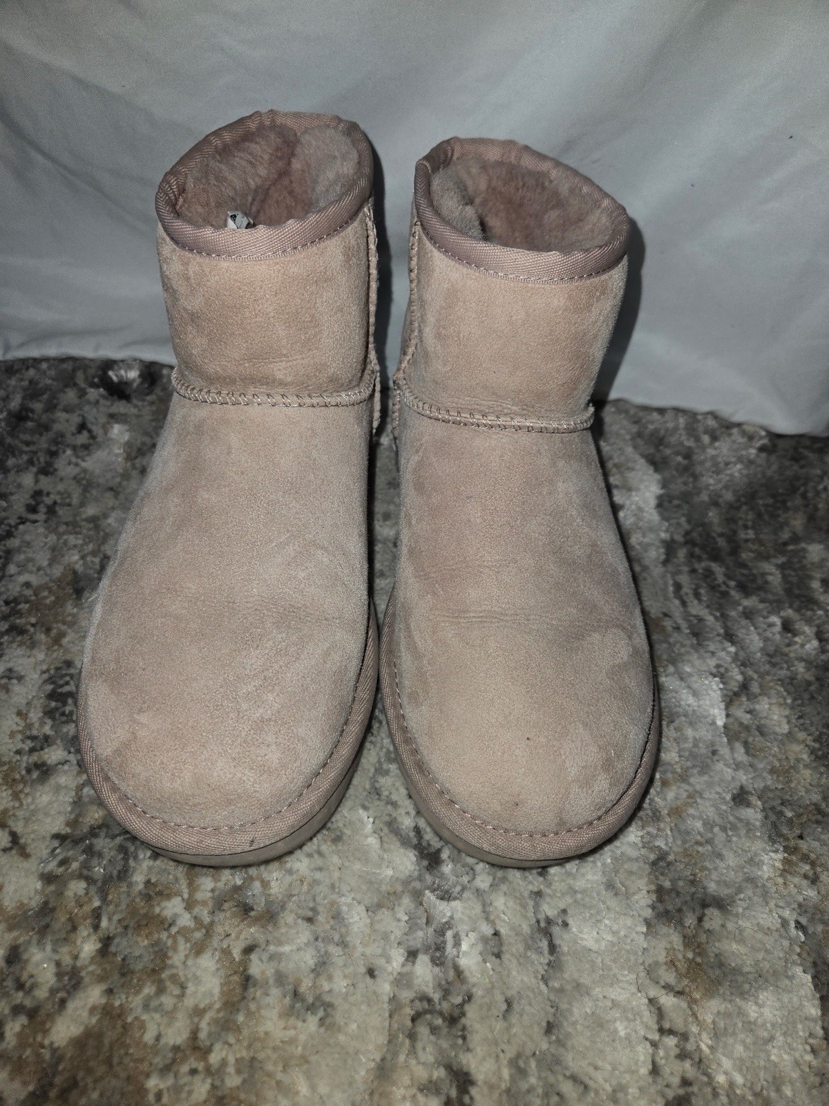 UGG Classic Mini Il Metallic Seashell Pink Women's Boots Size 5 US 22 Japan