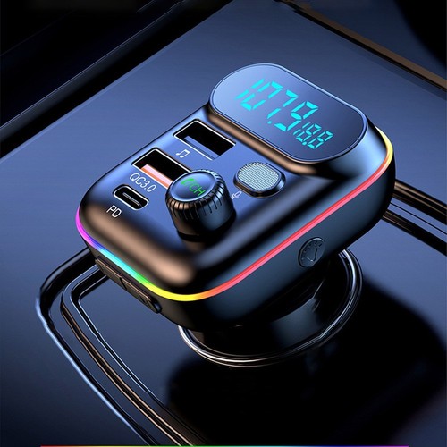 Schlankes Design drahtloser FM-Transmitter für verbessertes Auto-Musikerlebnis - Bild 6 von 12