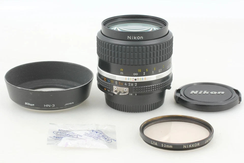S/N 317xxx "SIC" 【近乎完好】尼康 Ais Nikkor 35 毫米 F2 广角镜头 日本制造 — 第 2/4 张图片
