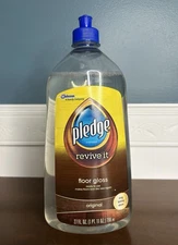 Pledge Revive It Original Floor Gloss Cleaner for Long Lasting Shine 27 oz NEW