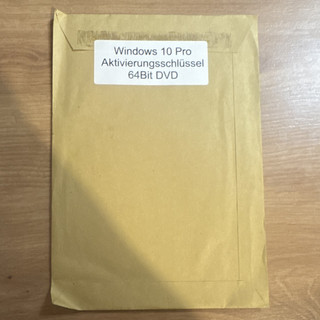 Microsoft Windows 10 Pro Betriebssystem Aktivierungsschlüssel Deutsch 64 Bit DVD