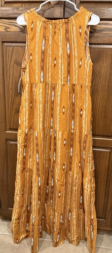 Sonoma Tiered Maxi Dress 0X XL Summer Sun Vacation Party NWT - Picture 5 of 5