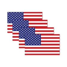 4 Pack 3x5 Decorative Magnets for Cars Trucks Refrigerators Waterproof USA Made