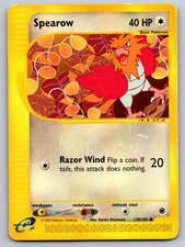 SPEAROW 130/165 COMMON EXPEDITION BASE SET POKEMON HEAVILY PLAYED on eBay