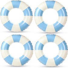 Inflatable Pool Floats Swim Tube Rings Pool Floaties Toys Beach Swimming Party
