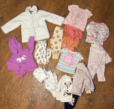 Girls 12/24month Clothing Bundle Mixed Brands Sets Shirts Jackets Pants Pajamas