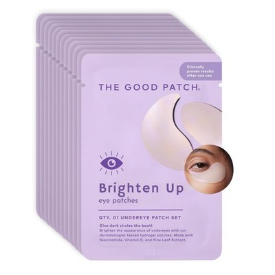 The Good Patch Brighten Up Hydrogel Under Eye Patches for Dark Circles and Pu...
