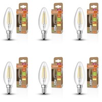 6Er Set Osram E14 Led Kerzenlampe Classic Besonders Effizient 2,5W Wie 40W 2700