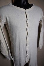 NEW Vintage 60's Healthknit Sz L Union Suit Thermal Underwear Longjohns Thermals