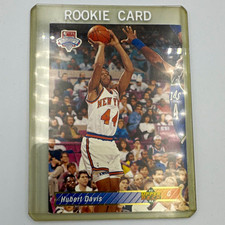 Upper Deck 1992-93 Hubert Davis Rookie Card #15 New York Knicks NBA. rookie card picture