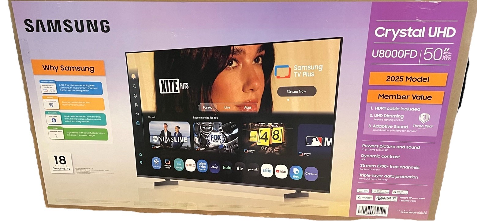 Samsung 50&rdquo; U8000F Series Crystal UHD 4K Smart Tizen TV (2