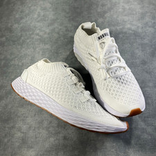 NOBULL Men s Low Top Lace-Up Training Sneakers White/Brown US 10 UK 9 EU 44