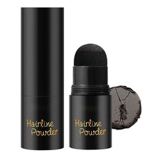 Hairline Powder Stick Root Cover up Black, Hairline Shadow Powder with Sponge fo