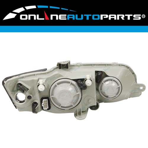LH+RH Black Headlights Pair for Holden Commodore VY S SS SV8 2002-2004 L+R Set - Picture 5 of 6