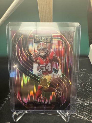 2024 Panini Select - Premier Level Fred Warner #157 Purple Shock Prizm /360