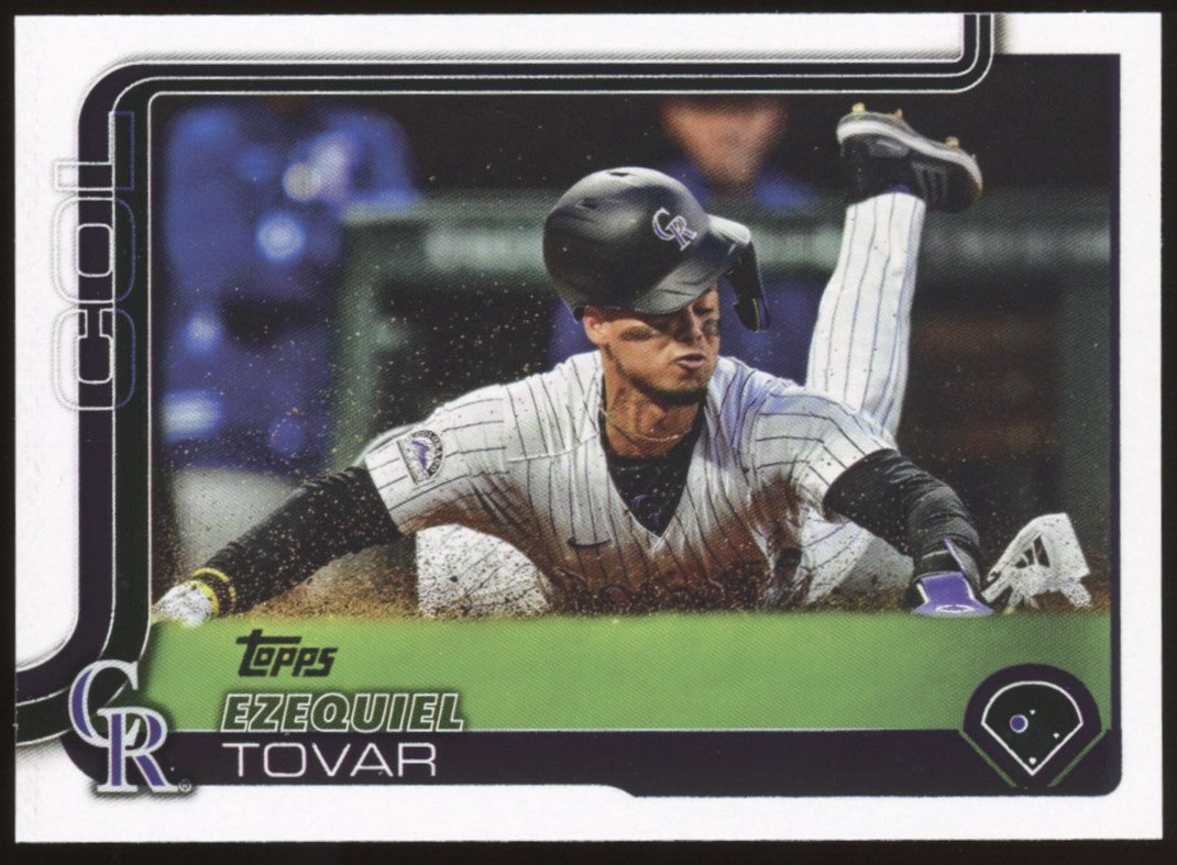 2025 Topps Series 1 #343 Ezequiel Tovar Colorado Rockies