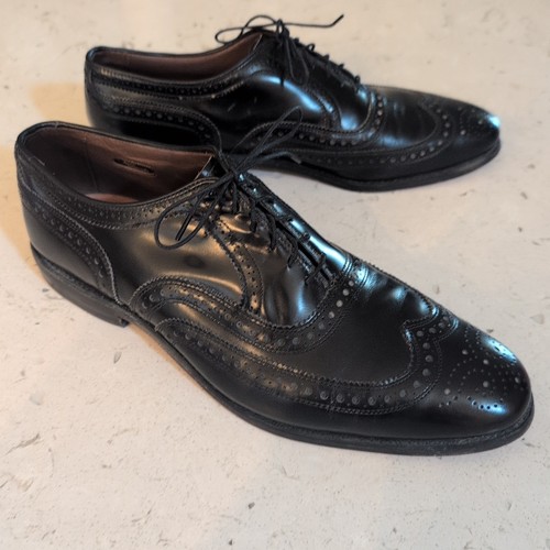 Oxford Allen Edmonds "MCALLISTER" a coda di rondine nere TAGLIA 10 1/2 C - Foto 2 di 10
