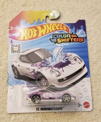 Hot Wheels 2025 COLOR SHIFTERS - El Segundo Coupe White/Purple, Bath Toy