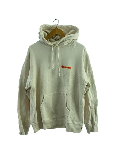 Sweat à capuche Supreme crème M occasion