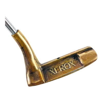 Xerox Putter Promotional Bronze Blade Steel Shaft Lamkin Grip 35'' RH