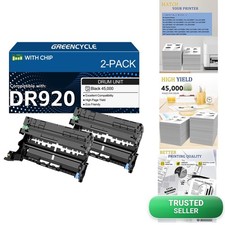 Greencycle DR920 Drum Unit for HL-L6210DW HL-L5210DN 2 Pack