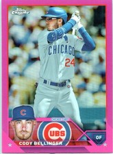 2023 Topps Chrome Cody Bellinger Pink Refractor #21 Chicago Cubs Rare Parallel