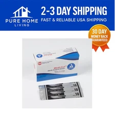 Medicut Blades - 100 Pack of Sterile Sheffield Stainless Steel Safety Blades