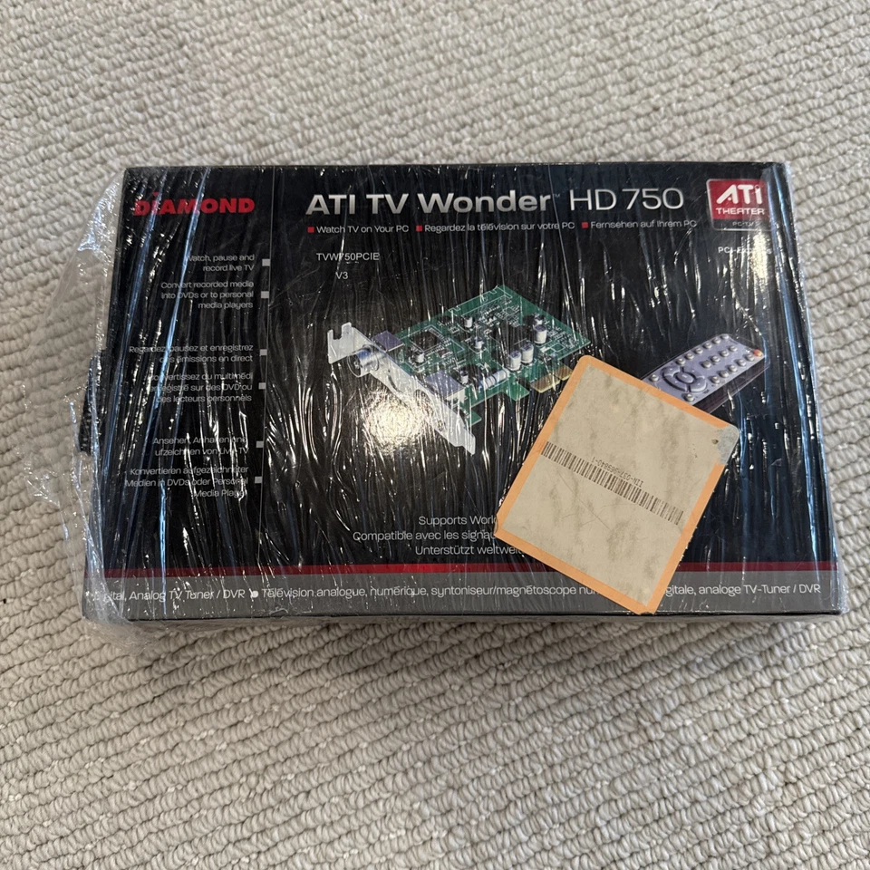 DIAMOND ATI TV Wonder HD750 PCI-E HD TV Tuner Card, TVW750PCIE v3,  NIB - Image 2 of 4