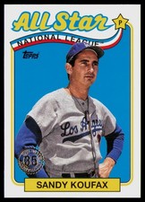 2024 Topps Series 2 - 1989 Topps Baseball All-Stars Sandy Koufax #89ASB-14