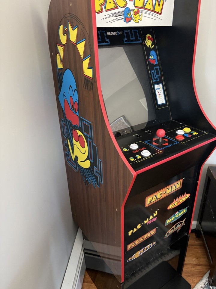 Pacman Riser Box Arcade1Up Pacman 40th Anniversary Edition Gaming Cabinet Machine W/ SE ...