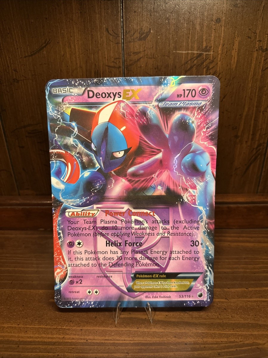Pokmon TCG Deoxys EX Holo Rare Card 53/116 JUMBO Pokemon Card MP | eBay Pokmon TCG Deoxys EX Holo Rare Card 53/116 JUMBO Pokemon Card MP | eBay